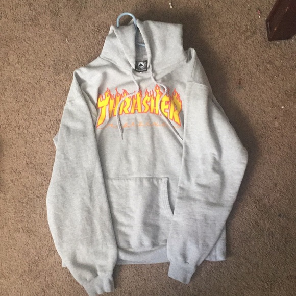 Thrasher gray hoodie - Picture 2 of 2